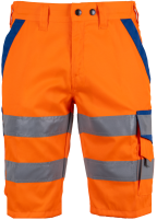Shorts mit Stretch WT orange/blau