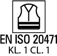 Warnweste RV und DK ISO20471 gelb