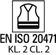 Sommerhose ISO20471 1230 orange/anthr.