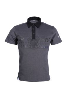 °Polo-Shirt SCL grau meliert