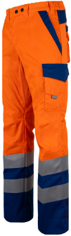 Sommerhose mit Stretch WT orange/blau
