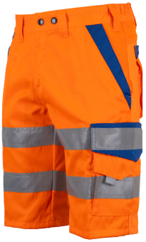 Shorts mit Stretch WT orange/blau